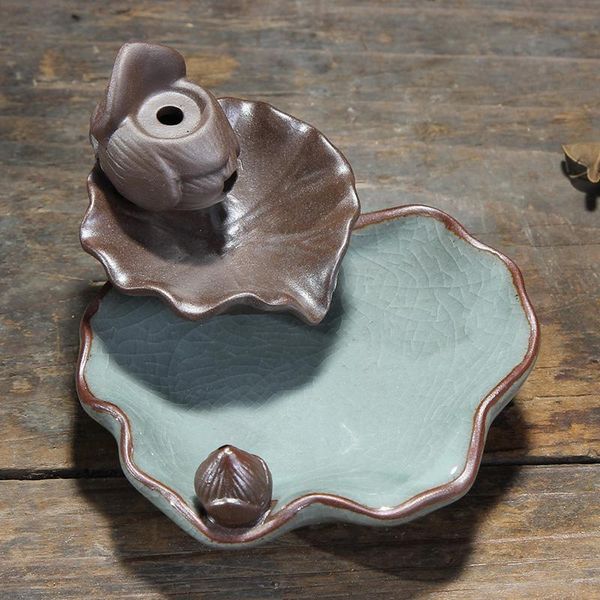

chinese style ceramics incense seat landscape botany backflow burner home furnishings fragrance lamps