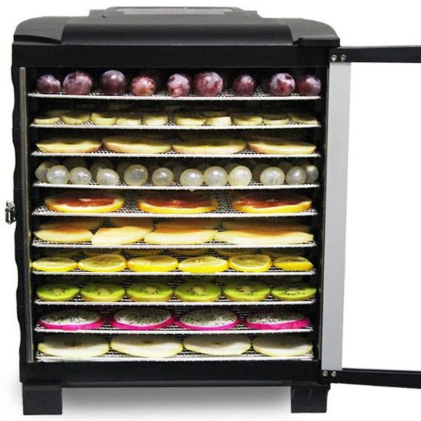 

dehydrator vegetables meat pet snacks fishseafood fruit tea dry machine 10 layers air dryer stainless steel 220v 800w dehydrators