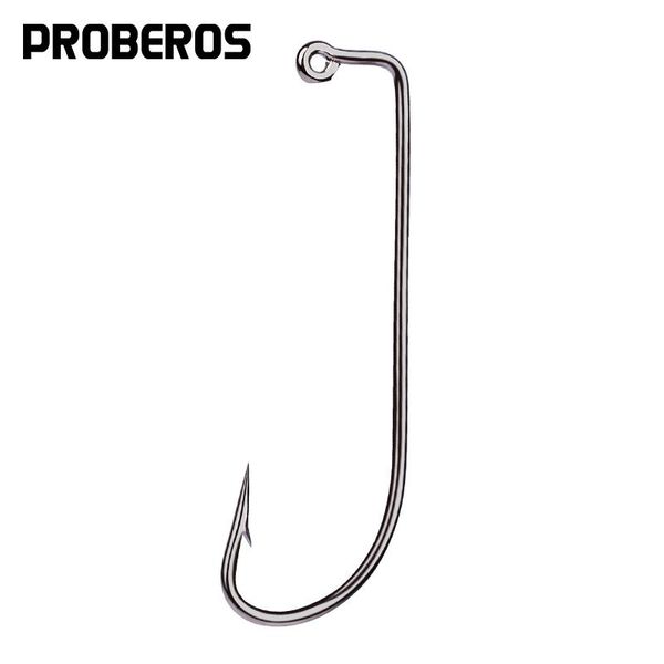 

fishing hook 91751-2#-5/0# o'shaughnessy jig white nickel color fishhook hooks