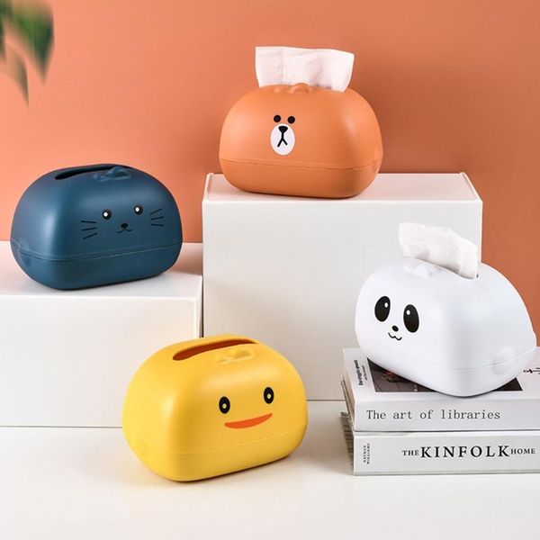 

tissue boxes & napkins cartoon box mobile phone holder napkin two-in-one storage for bathroom,kitchen,bedroom accessories tools