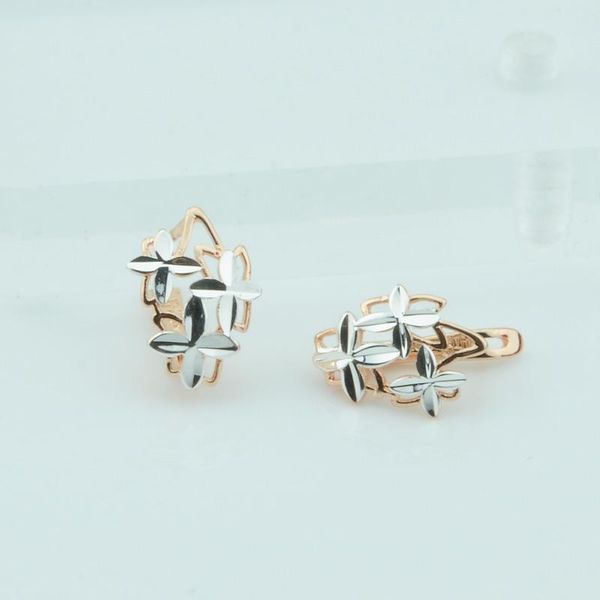 

dangle & chandelier fashion jewelry 2 color womens white rose 585 gold drop earrings geometric s, Silver