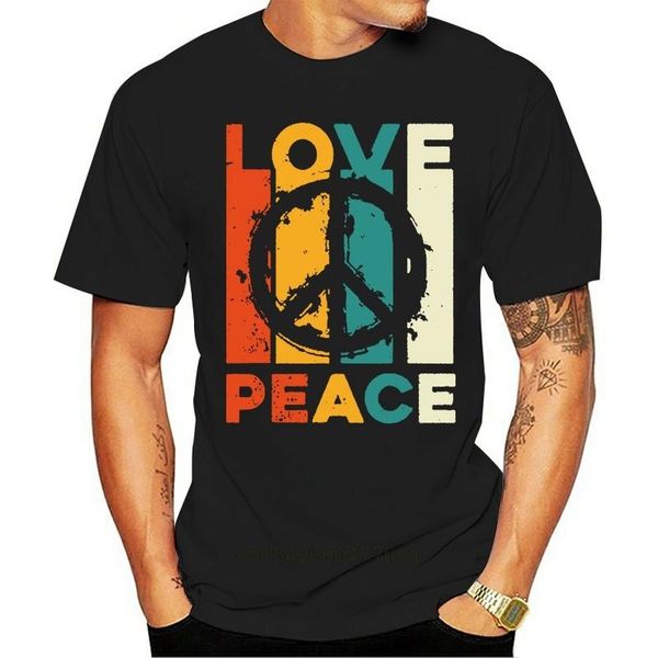

men's t-shirts leisure o-neck t-shirt love peace om 60s 70s tie dye hippie s-6xl casual print, White;black