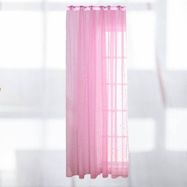 

exquisite window curtain beautuful voile curtains for home bedroom living room (pink, 100x270cm) & drapes