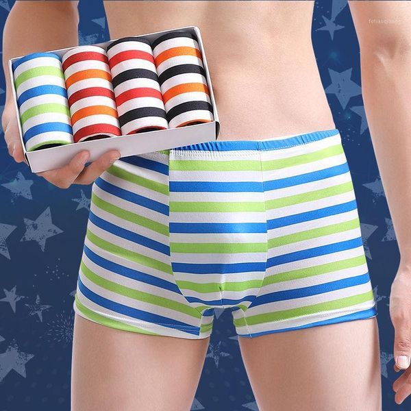 

underpants 4 pcs men's underwear man fashion boxers shorts male large size breathable high comfort l-4xl ondergoed, Black;white