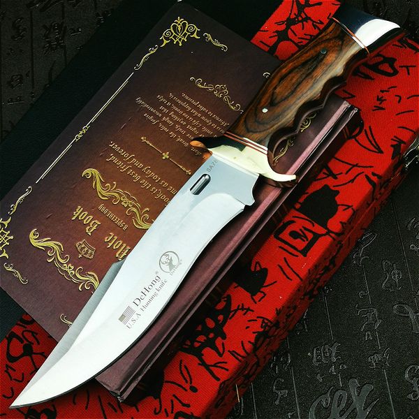 

pegasi u.s.a(dehong )sa78 enhanced hunting straight bade rescue knife camping straight bade mirror ight tactica knife