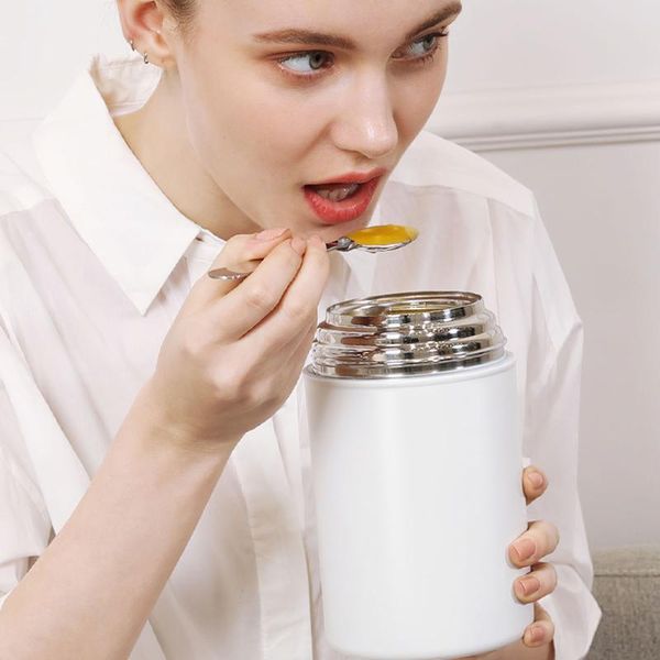 

dinnerware sets 850ml vacuum flask stainless thermal jar stewpot with spoon healthy insulated braising pot for kitchen