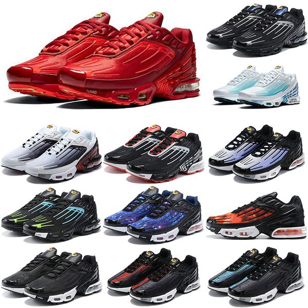 

2021 ing running shoes plus 3 triple white black red laser blue og bred orange sky purple nebula usa hyper royal neon parachute sunset train