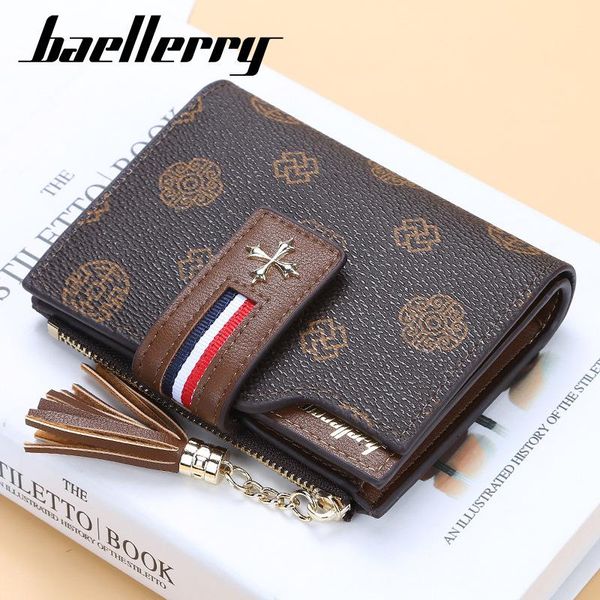 

wallets baellerry womens and purses women small luxury wallet money bag pu casual designer ladies, Red;black