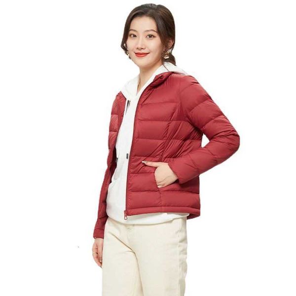 

2021 lightweight down et women's short stand collar korean large size slim fit warm white duck solid color, Black
