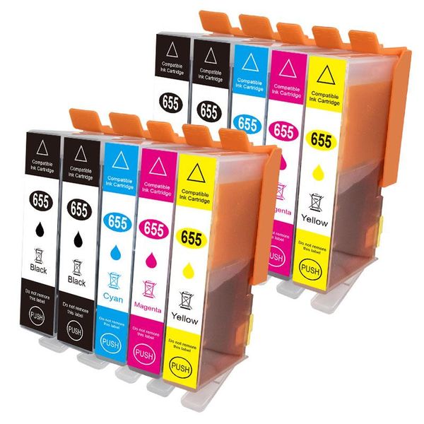 

ink cartridges compatible cartridge for 655 655xl with chip deskjet 3525 4615 4625 5525 6525 printer