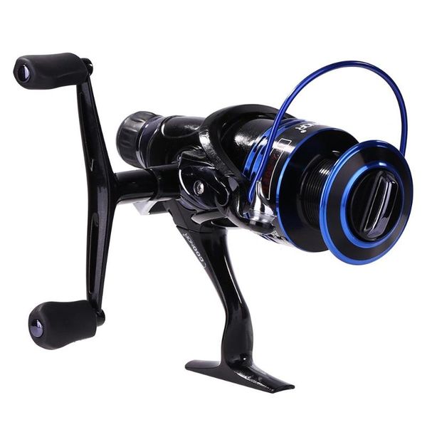 

fishing reel metal t-shaped 9+1bb 5.1:1 spinning handles dual front rear brake system carp tackle baitcasting reels