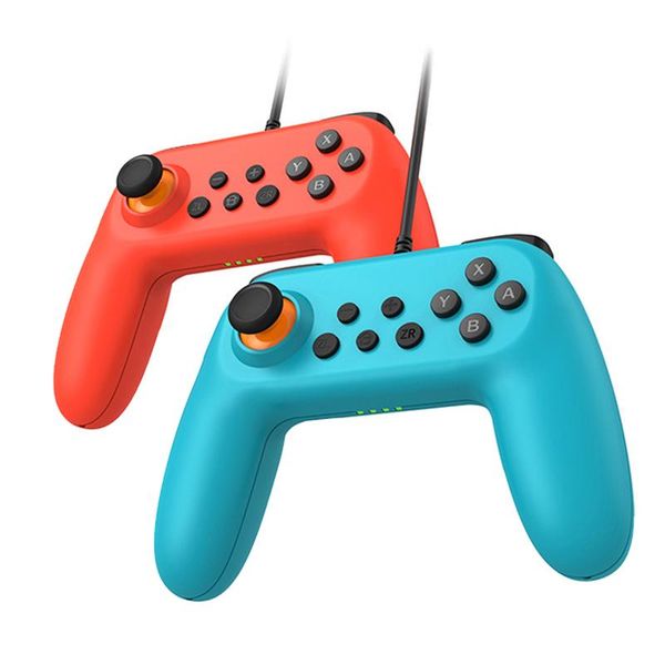 

game controllers & joysticks 2pcs wire machine handle controller with vibration function for switch host