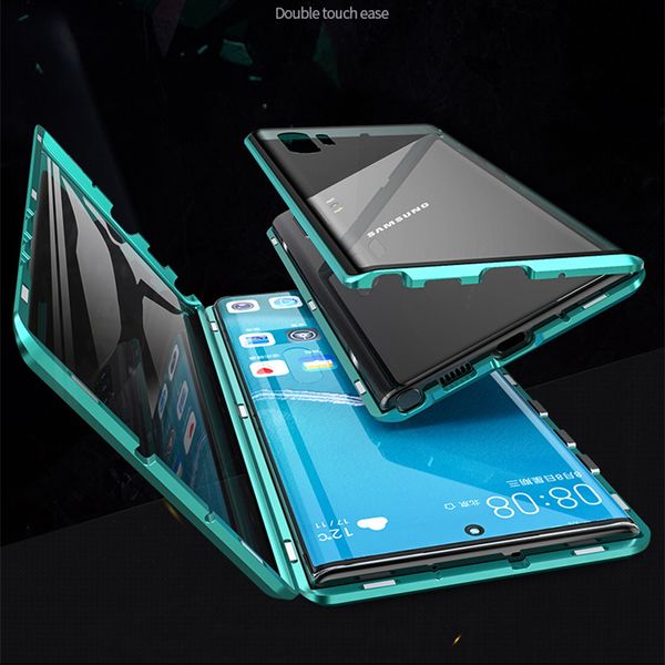 Magnetic Metal Phone Cases For Samsung Galaxy S20 FE M51 S8 S9 S10 Plus A51 A71 A50 A70 A21S M31 A30S M21 A31 Note 20 9 8 10 Pro Lite