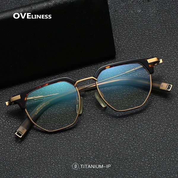 

fashion sunglasses frames acetate titanium glasses frame for men 2021 retro square myopia prescription eyeglasses women optical spectacles e, Black