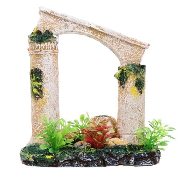 

decorations roman columns ornament aquarium habitat landscape pillar
