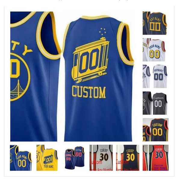 

custom printed stephen 30 klay curry 11 thompson wiseman draymond 23 green 0 jonathan kuminga moses moody 95 juan toscano men woman youth ki, Black;red