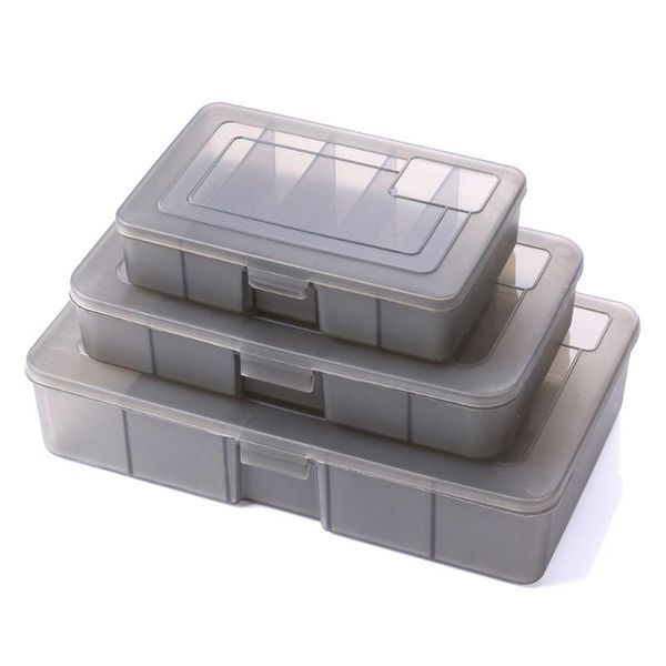 

fishing accessories 1pc 23*14*5cm wholesale grey transparent visible plastic luya box bait