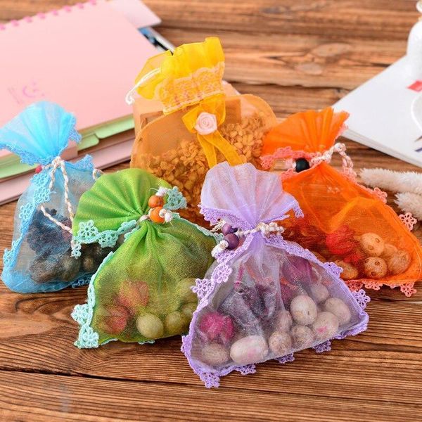 

pcs natural bud dried flower sachet bag aromatic air refresh storage bags