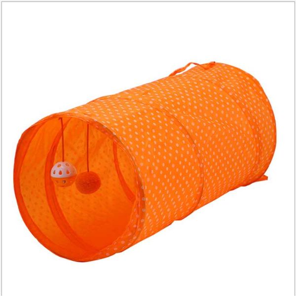 

cat toys tunnel collapsible supplies bell balls fluffy pet supplier