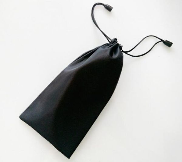 

eyeglass bags black drawstring straps regular sunglasses to hold dust bag.