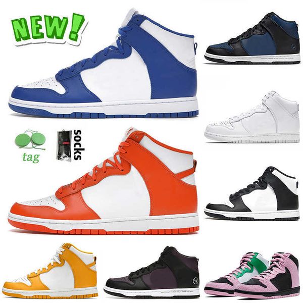 

sb dunks high mens women casual shoes game royal syracuse fragment tokyo beijing pure platinum white panda red invert celtics, Black