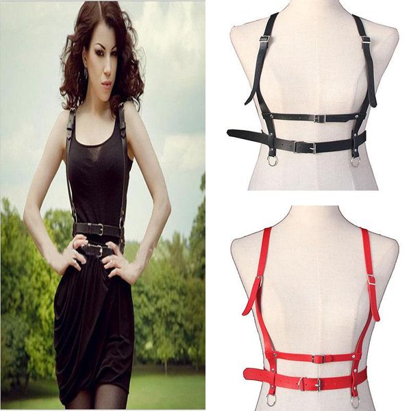 

belts retro casual pu wide belt girdle female japan and south korea all-match suspender binding with accessories, Black;brown