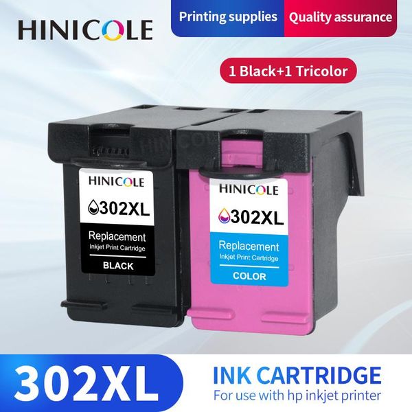 

ink cartridges hinicole compatible for 302 xl officejet 3831 3833 deskjet 1110 2130 3630 3639 3633 3636 envy 4520 4524
