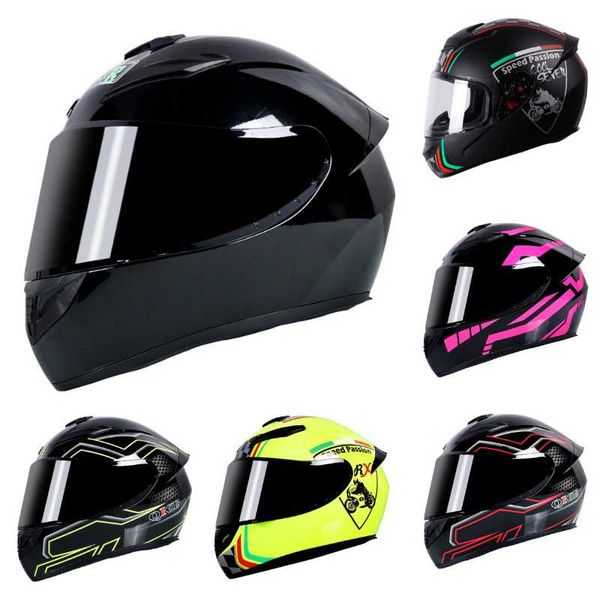 

motorcycle helmets abs hard helmet racing motocross moto full face flip up black motorbike dot certification