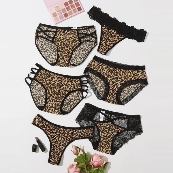 

women's panties cotton low-waisted seamless women leopard translucent high waist knickers pants pantie briefs body lady underwear #t1g, Black;pink