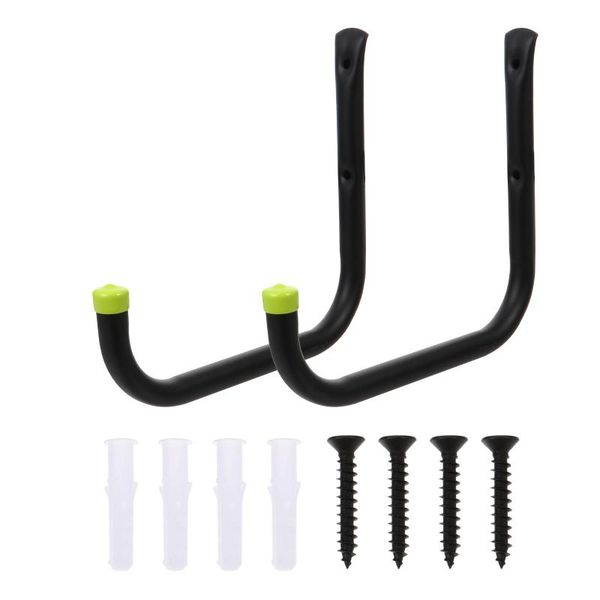 

hooks & rails 2pcs gardening tool multi-purpose storage wall for garage