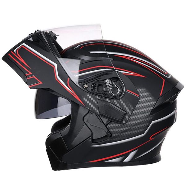 

motorcycle helmets jiekai helmet flip up motocross capacete da motocicleta cascos moto casque doublel lens racing riding