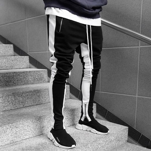 

men's pants clothing jogging casual fitness sports bottoming tights trousers black