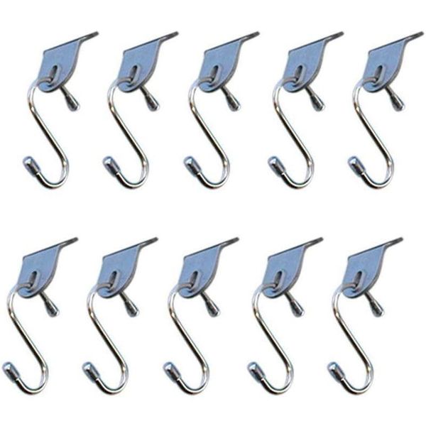 

hooks & rails pack of 10 awning s-hook set universal camping with s hook hanger for motorhomes tent hangers kit