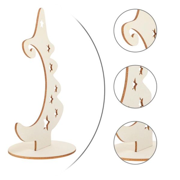 

christmas decorations 5pcs wooden ornament simple party adornment store decor