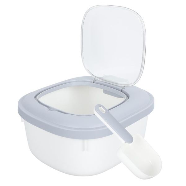 

storage bottles & jars 1 set household rice bucket plastic container kitchen box