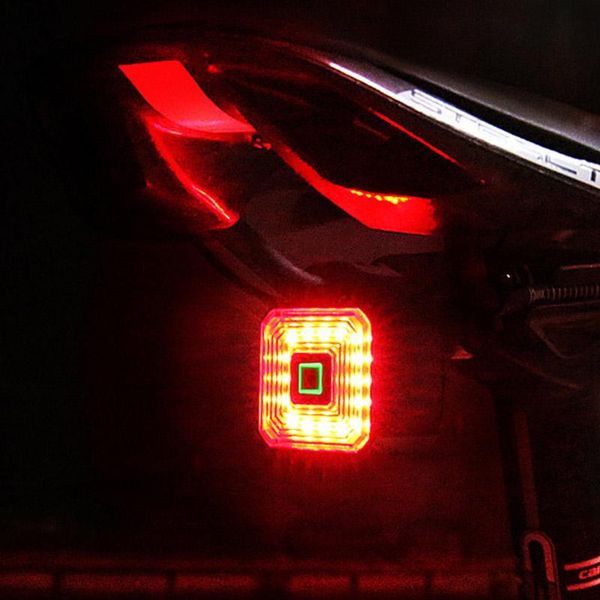 

bike lights light 6 mode usb rechargeable led cycling bicycle warning front rear tail for sm