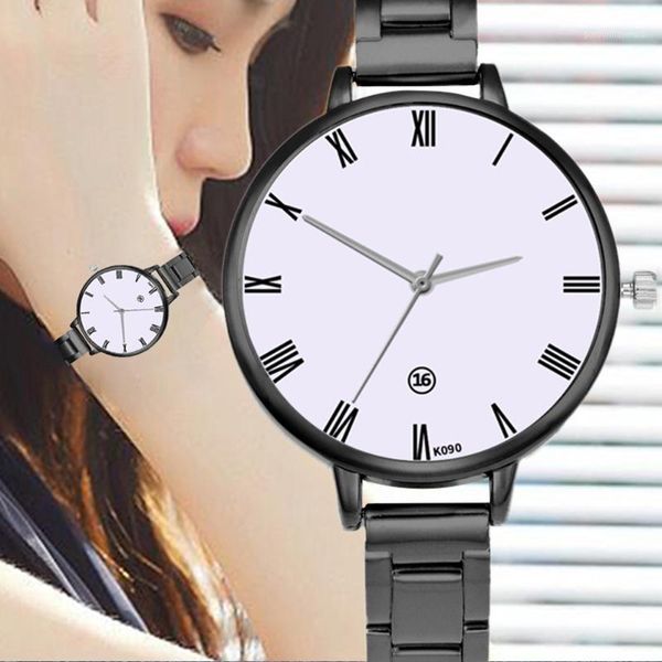 

women ladies watches alloy strap business wrist watch compact and portable ty66 wristwatches, Slivery;brown