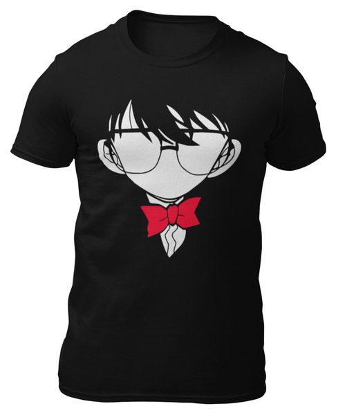 

t-shirt-detective conan-detectiu-t-shirt -, White;black