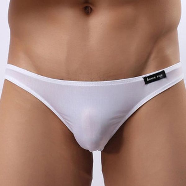 

underpants 2021 soft briefs underwear men sold color low- waist shorts bulge pouch, Black;white