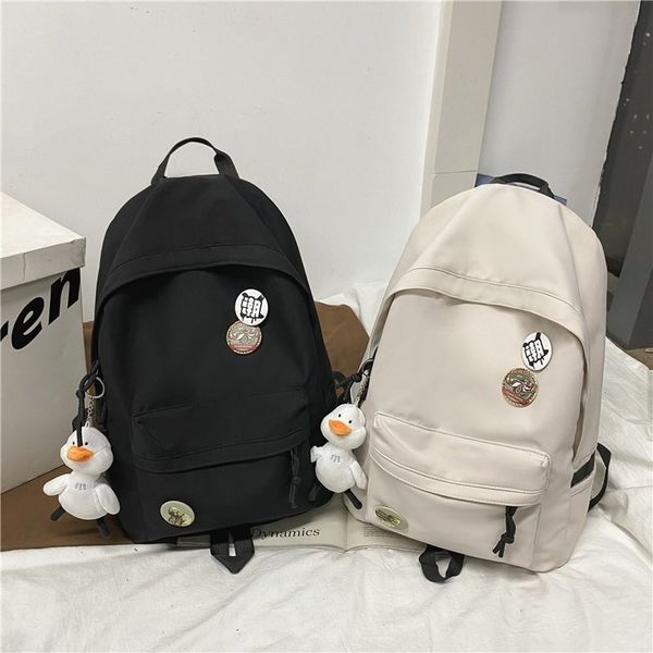 

fashion backpack nylon women s summer harajuku simple anti theft school bags 2021