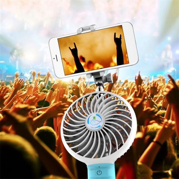 

electric fans 2000mah portable handheld fan outdoor mini mobile power selfie stick
