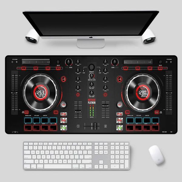 

mouse pads & wrist rests xgz multi-size selection of dj disc player pattern as a table mat, exquisite pad, home computer office game keyboar