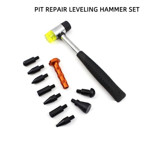 

professional hand tool sets car dent repair flattening hammer rubber pen sheet metal pits no trace restoration