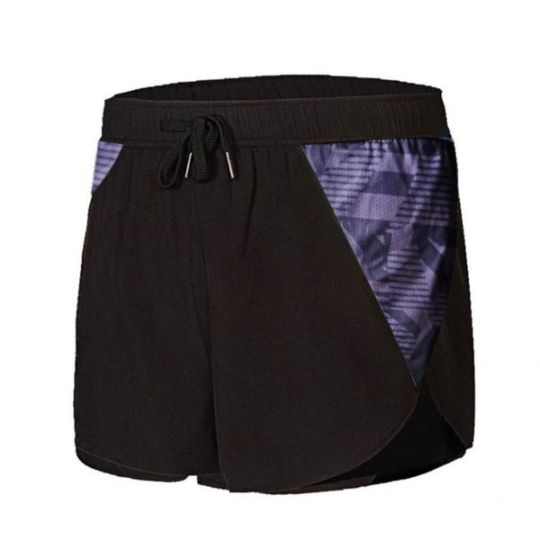

men's shorts summer casual color block quick dry thin sports for jogging, White;black