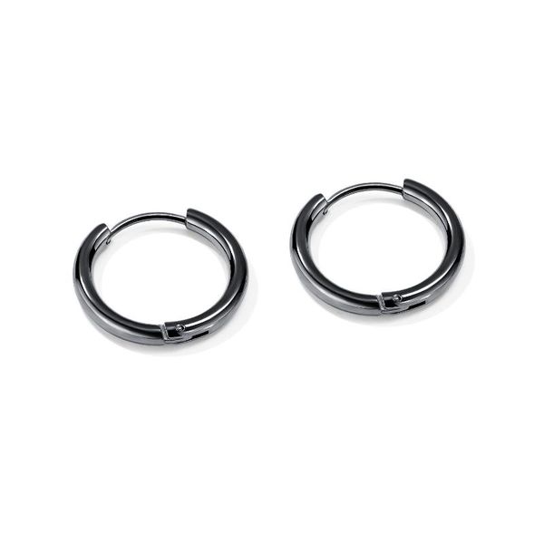 

hoop & huggie 2021 korean men's and women's earrings personality fashion simple versatile ear accessories hip hop trendy, Golden;silver