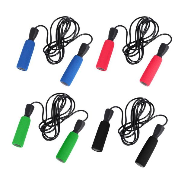 

jump ropes 4pcs sponge bearing skipping rope professional fitness jumping students training equipment for school gym