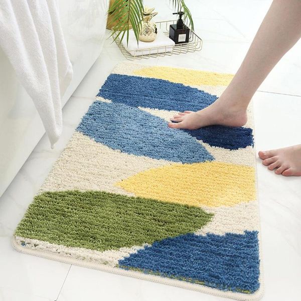 

bath mats super absorbent mat pedal thick anti-slip kitchen bathroom floor rug doorway pad carpet soundproofed #1017