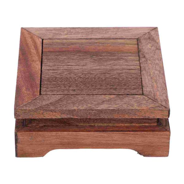 

planters & pots wooden storage base artware rack durable antiques