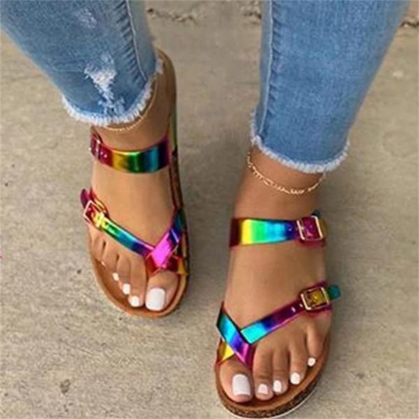 

sandals women fashion button summer, Black