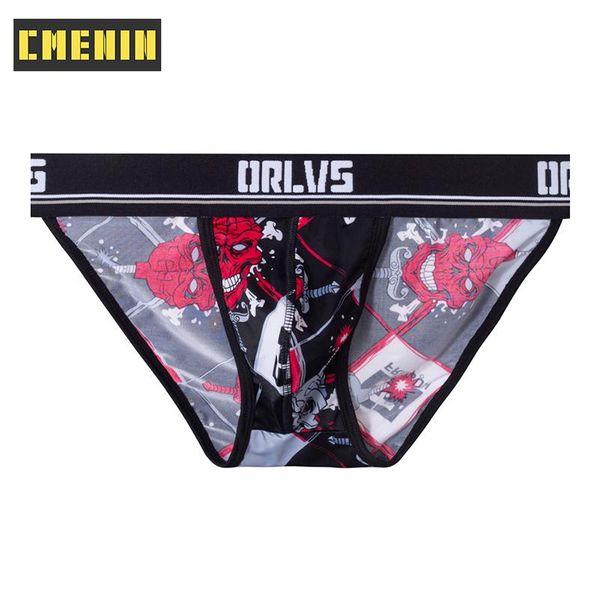 

underpants man underwear briefs jockstrap breathable men's bikini gay cuecas or6111, Black;white